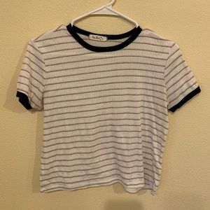 Striped cropped tshirt